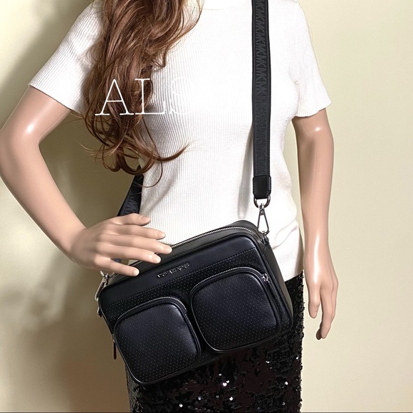 Michael Kors Bags Michael Kors Hanover Lg Crossbody Vegan Faux Le